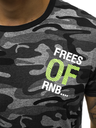 Tricou bărbați antracit OZONEE JS/SS10978Z