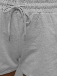 Pantaloni scurți sportivi pentru femei gri OZONEE JS/8K1256/2Z