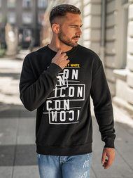 Hanorac bărbați negru OZONEE JS/8B1763/3