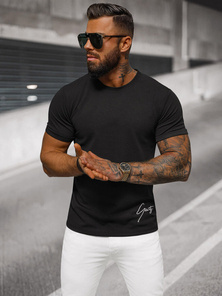 Tricou bărbați negru OZONEE O/L1192