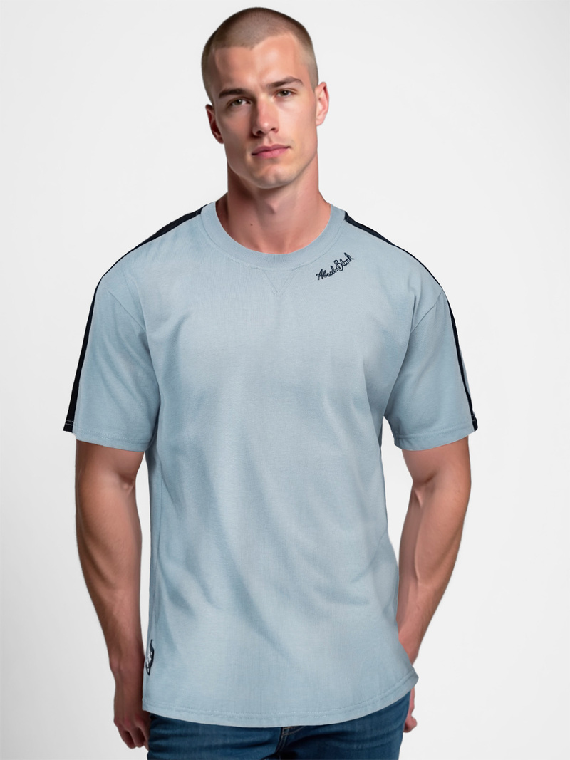 Tricou bărbați albastră deschis OZONEE O/QQ1195Z