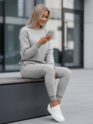 Trening dama doua piese gri OZONEE JS/CKW01