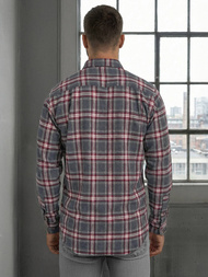 Cămașă bărbați bordo OZONEE V/V178Z