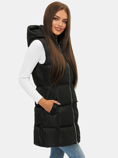 Vestă femei neagră OZONEE JS/M721/392