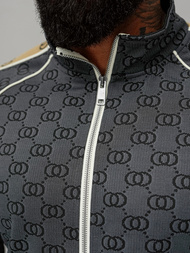 Compleu sport bărbaţi negru OZONEE O/FF5110AB