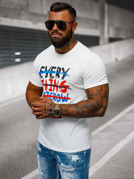 Tricou bărbați alb OZONEE O/8T1266/1