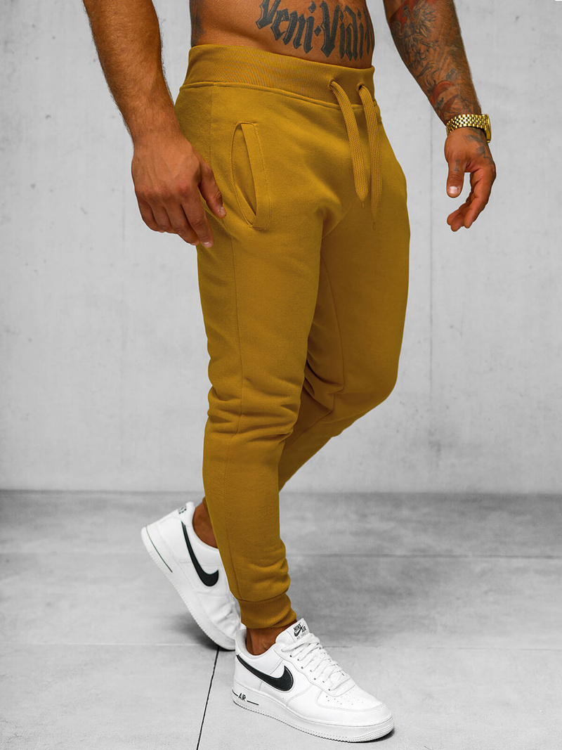 Pantaloni de trening bărbaţi camel OZONEE JS/XW01Z