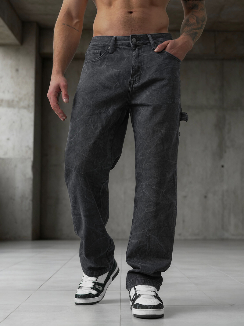 Blugi bărbaţi antracit OZONEE O/KK2828/5