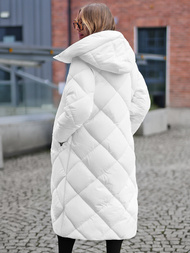 Geacă de femei alb OZONEE JS/5M3173/281Z