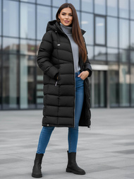 Geacă de femei neagra OZONEE JS/M736/392Z