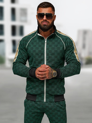 Compleu sport bărbaţi verde OZONEE O/FF5110AB