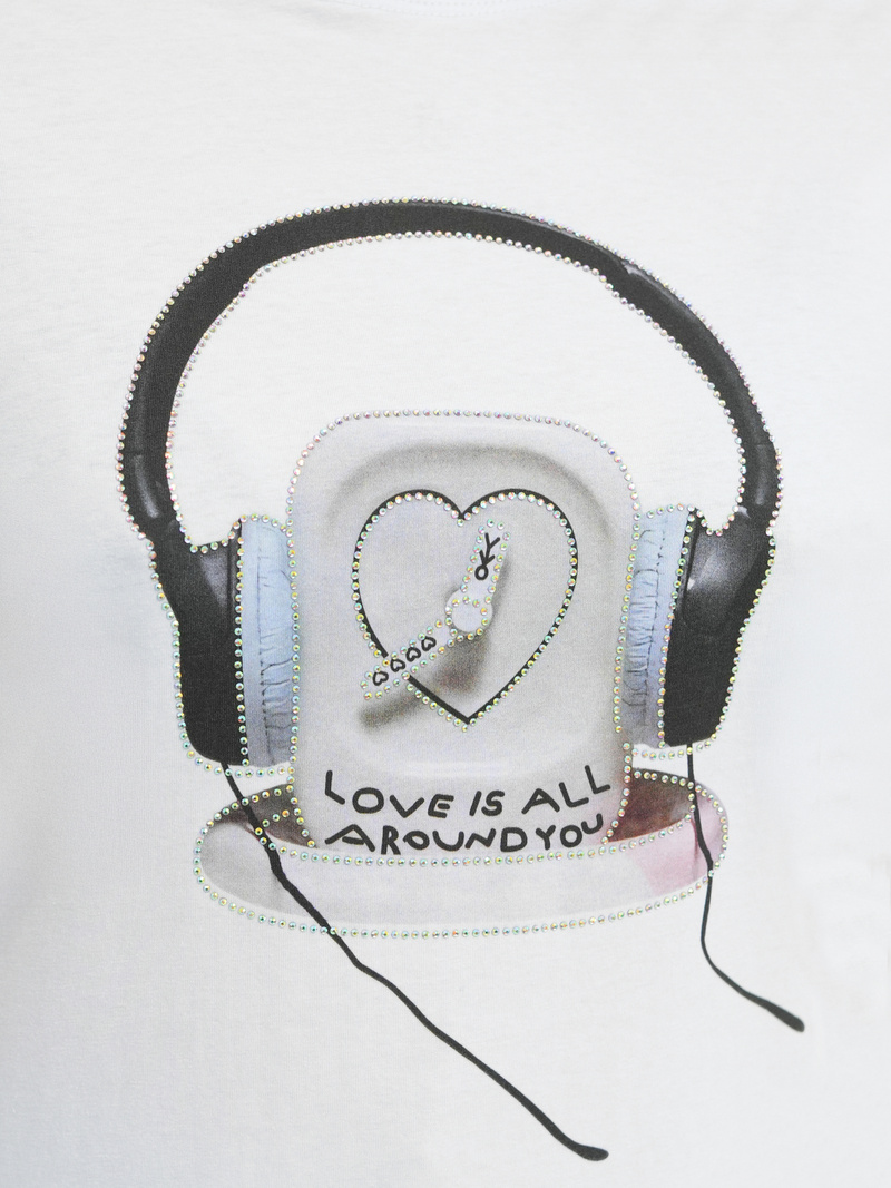 Tricou femei alb-negri OZONEE DJ77806