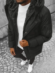 Geacă bărbați neagră OZONEE JS/M790/392