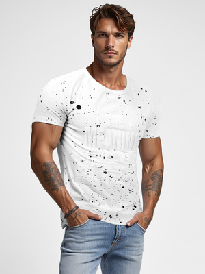 Tricou bărbați alb OZONEE JS/S016/1Z