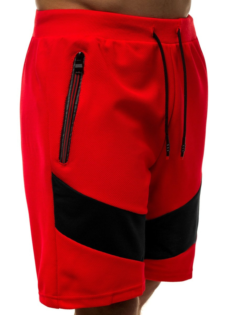 Pantaloni scurti bărbați rosii OZONEE JS/KS2515