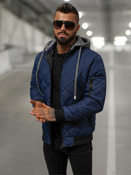 Jachetă bărbați bleumarin OZONEE JS/8M986/215