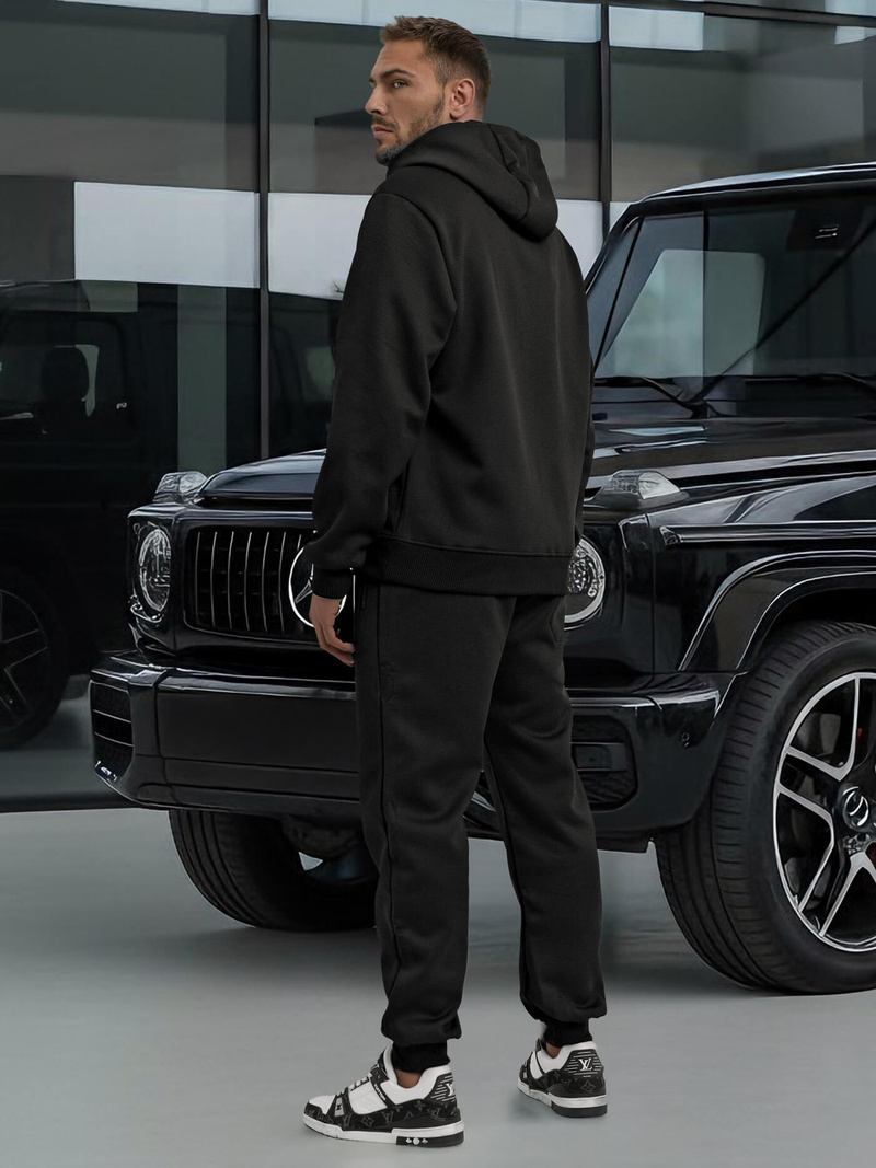 Compleu sport bărbaţi negru OZONEE O/3C582AB