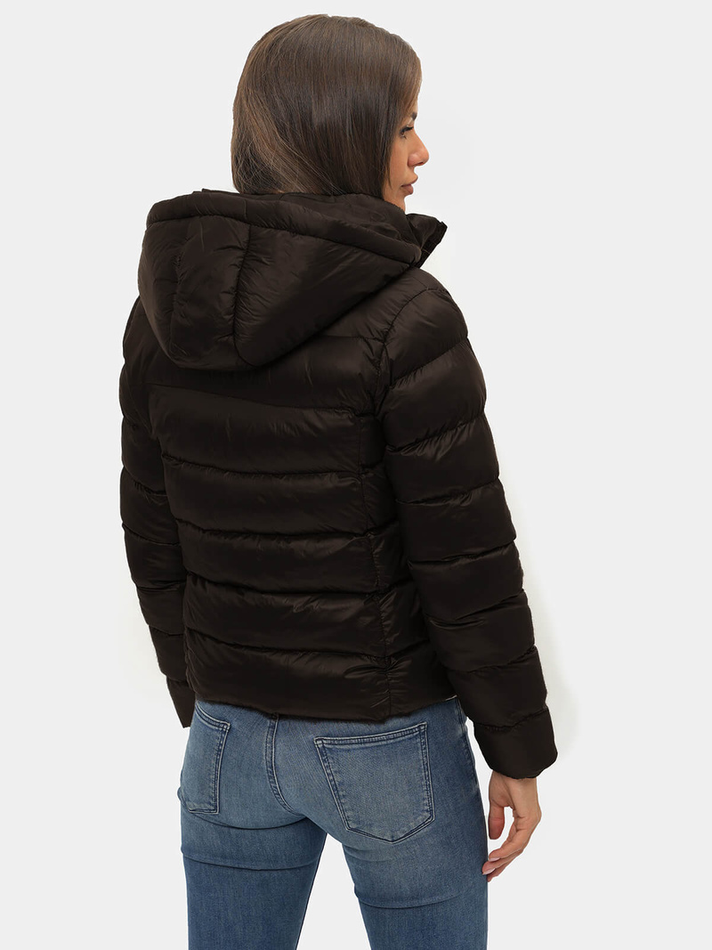 Geacă de iarnă femei ciocolată OZONEE JS/M782/392