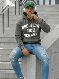 Hanorac bărbați antracit OZONEE JS/8B1767/5Z