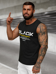 Maiou bărbați neagră OZONEE JS/8B1712/3