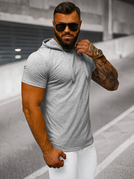 Tricou bărbați gri OZONEE JS/8T89/2