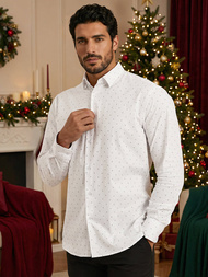 Cămașă bărbați albă OZONEE V/V180Z