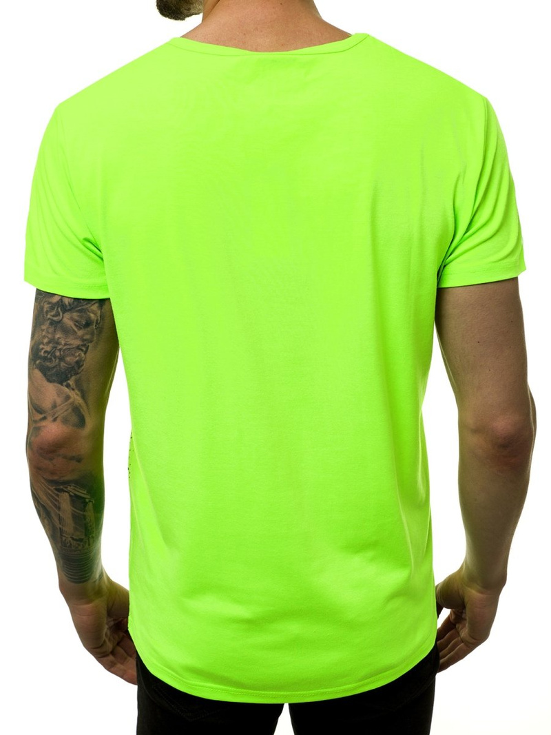 Tricou bărbați verde OZONEE JS/KS1975