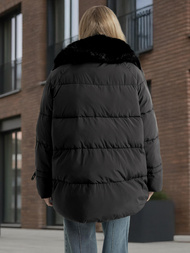 Geacă de femei neagra OZONEE JS/16M9185/392