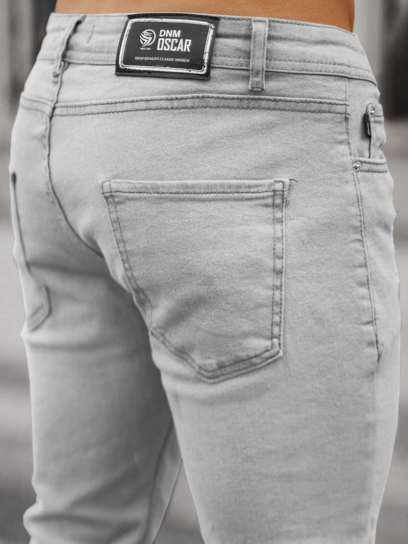 Blugi bărbaţi gri OZONEE DO/2438