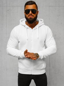 Hanorac bărbați albă OZONEE JS/2008Z