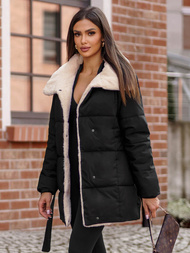 Geacă de femei neagra OZONEE JS/16M9165/392