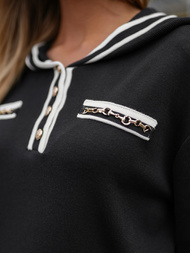 Trening dama doua piese negru OZONEE JS/26C8801/3