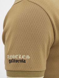 Tricou polo bărbați bej închis OZONEE O/YN2/575