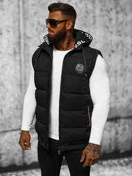 Vestă bărbați neagră OZONEE JS/84M3028/392