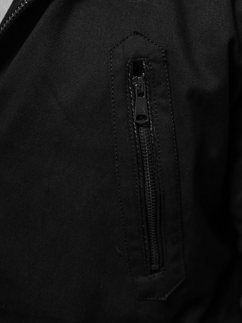 Geacă de iarnă bărbați neagră OZONEE JD/390