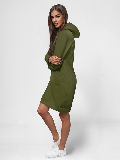 Hanorac femei kaki OZONEE JS/YS10005/29Z