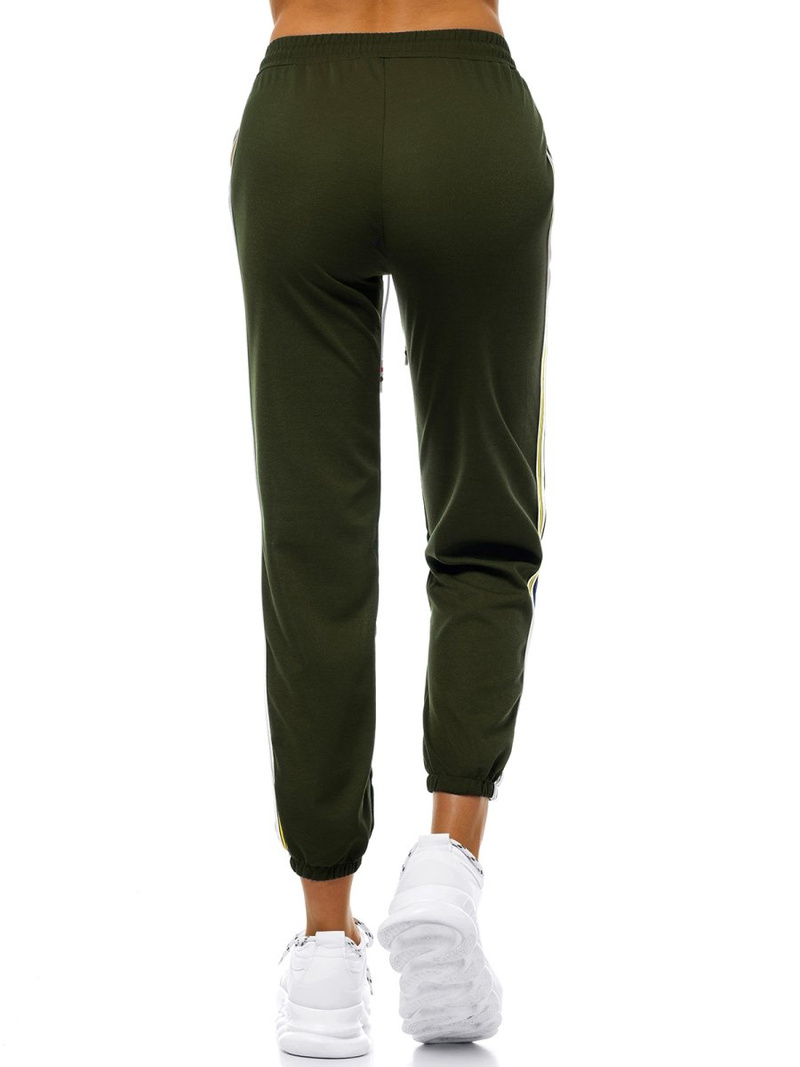 Pantaloni de training femei kaki OZONEE JS/1020/B7