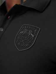 Tricou polo bărbați negru OZONEE NB/MT3142