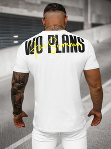 Tricou bărbați alb OZONEE O/T1277/1