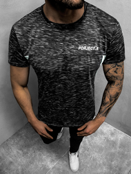 Tricou bărbați negru OZONEE JS/SS11126Z