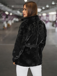 Geacă de femei neagra OZONEE JS/11Z8075Z