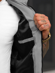 Vestă bărbați gri OZONEE JS/31M5065/128