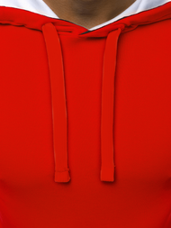 Tricou cu glugă bărbați roșu OZONEE O/1273Z