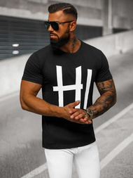 Tricou bărbați negru OZONEE O/T1261/3