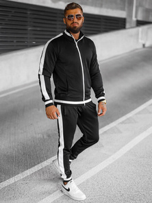Compleu sport bărbaţi negru OZONEE JS/8C99/3Z