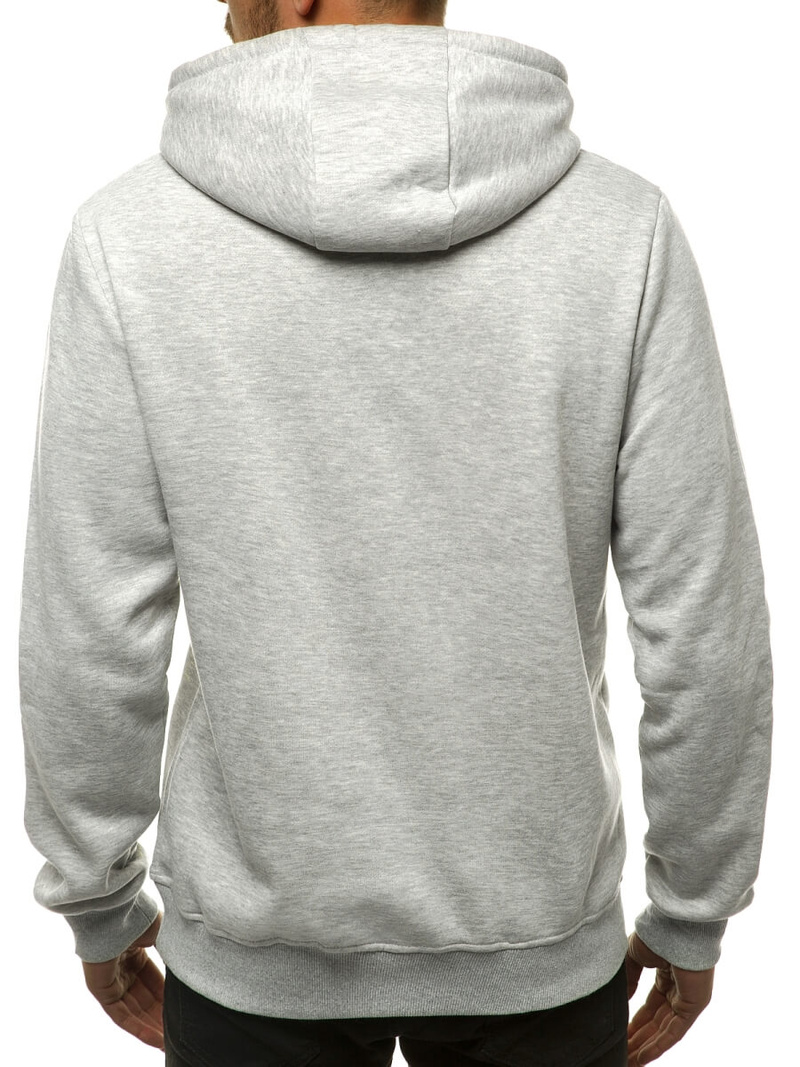 Hanorac cu glugă bărbați gri OZONEE JS/KS2171