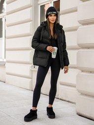 Geacă de femei neagra OZONEE JS/5M3251/392Z