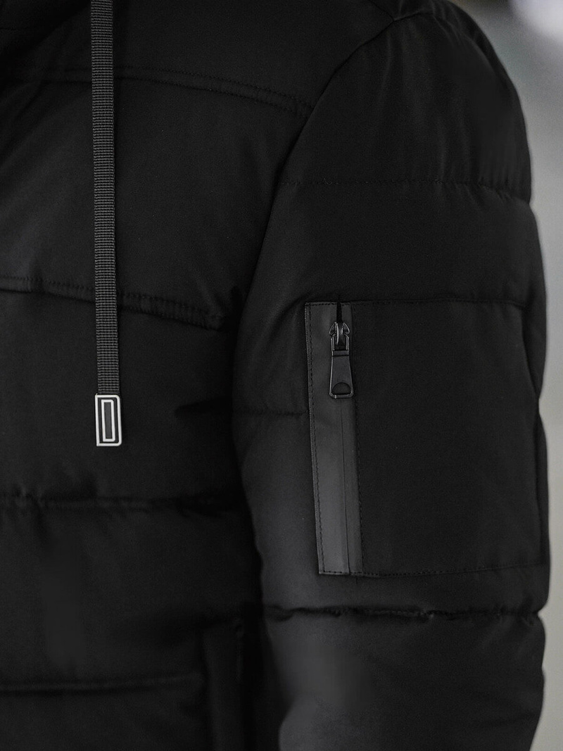 Geacă bărbați neagră OZONEE JS/31M5003Z