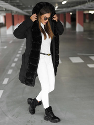 Geacă de femei neagra OZONEE JS/5M3158/392Z