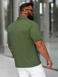 Tricou polo bărbați kaki OZONEE O/YN2/593